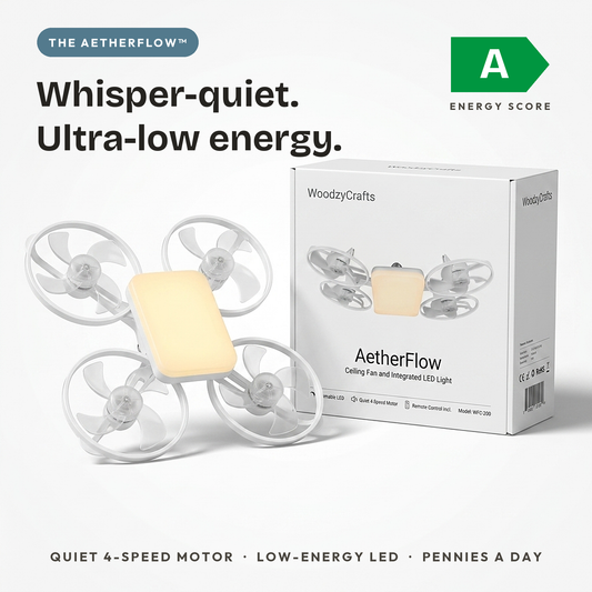 The AetherFlow™ – 2-in-1 LED Ceiling Fan Light