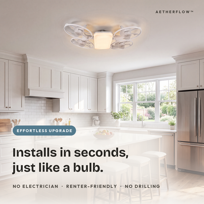 The AetherFlow™ – 2-in-1 LED Ceiling Fan Light